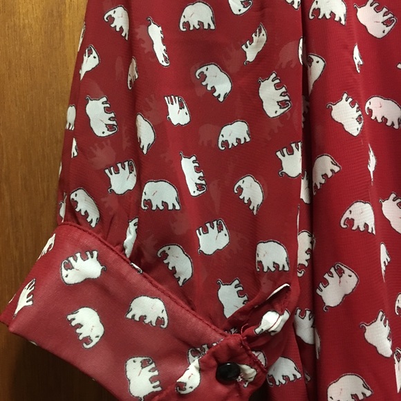 ModCloth a-line dress in elephants - Picture 4 of 8